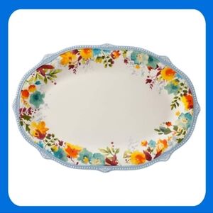 ❤️ New Pioneer Woman Willow Oval 21" Serving Platter
